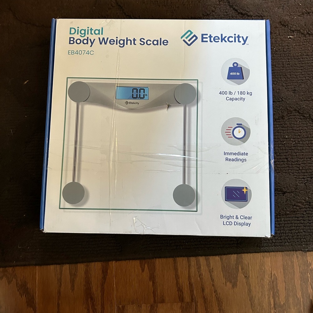 Etekcity EB4074C Electronic Digital Body Scale⚖️Weight Bathroom Glass